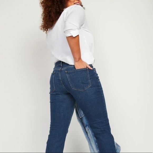 OLD NAVY Boyfriend Skinny Ankle Jeans Whiskered Ex - Picture 1 of 5